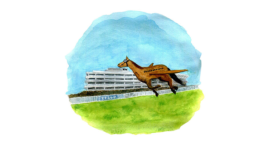 Epsom secrets. Epsom racecourse used as an airport in movies 